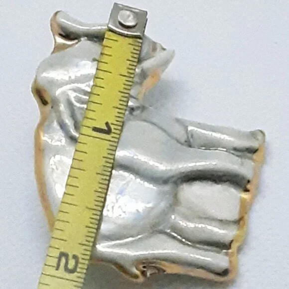 CLOSET SALE!!  NEW Collectable Prosperity ceramic elephant pin - Picture 8 of 11